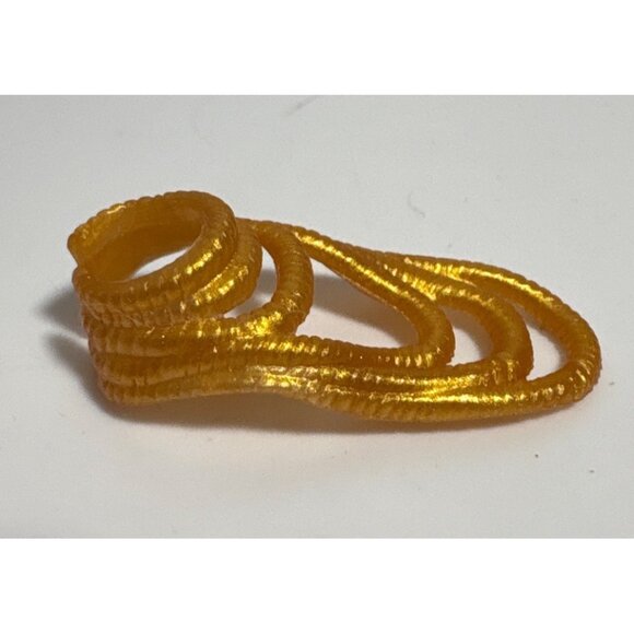 Monster High Gold Necklace For 2010 Schools Out Lagoona Doll Mattel - Picture 2 of 3